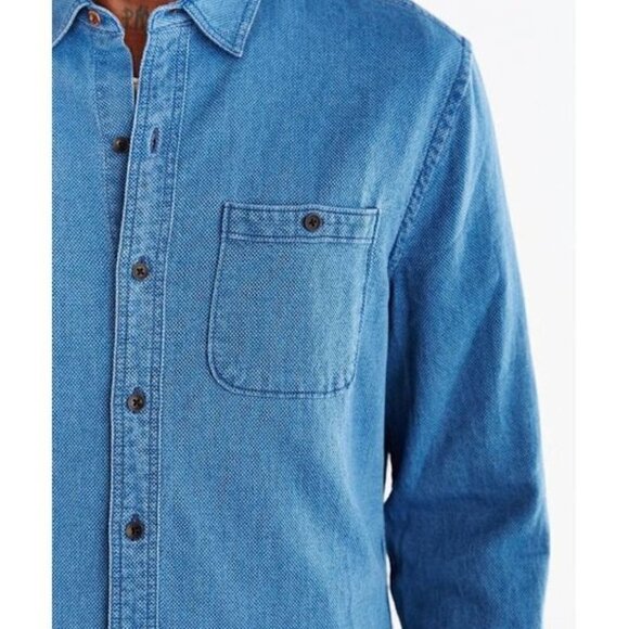 UO Urban Outfitters Koto Doby Button Down Long Sleeve Shirt - Picture 6 of 12